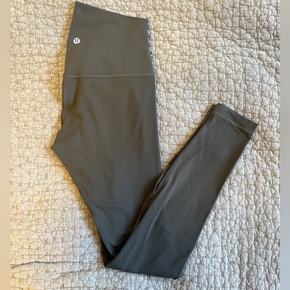 Lululemon Align High-Rise Pant Dark Olive Green - Picture 2 of 3